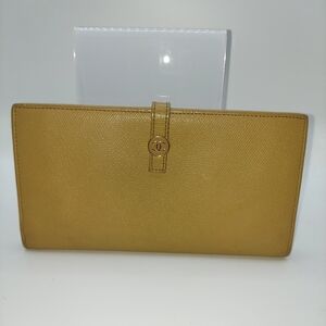 Chanel Caviar Leather Long Wallet Carmel, Beige.